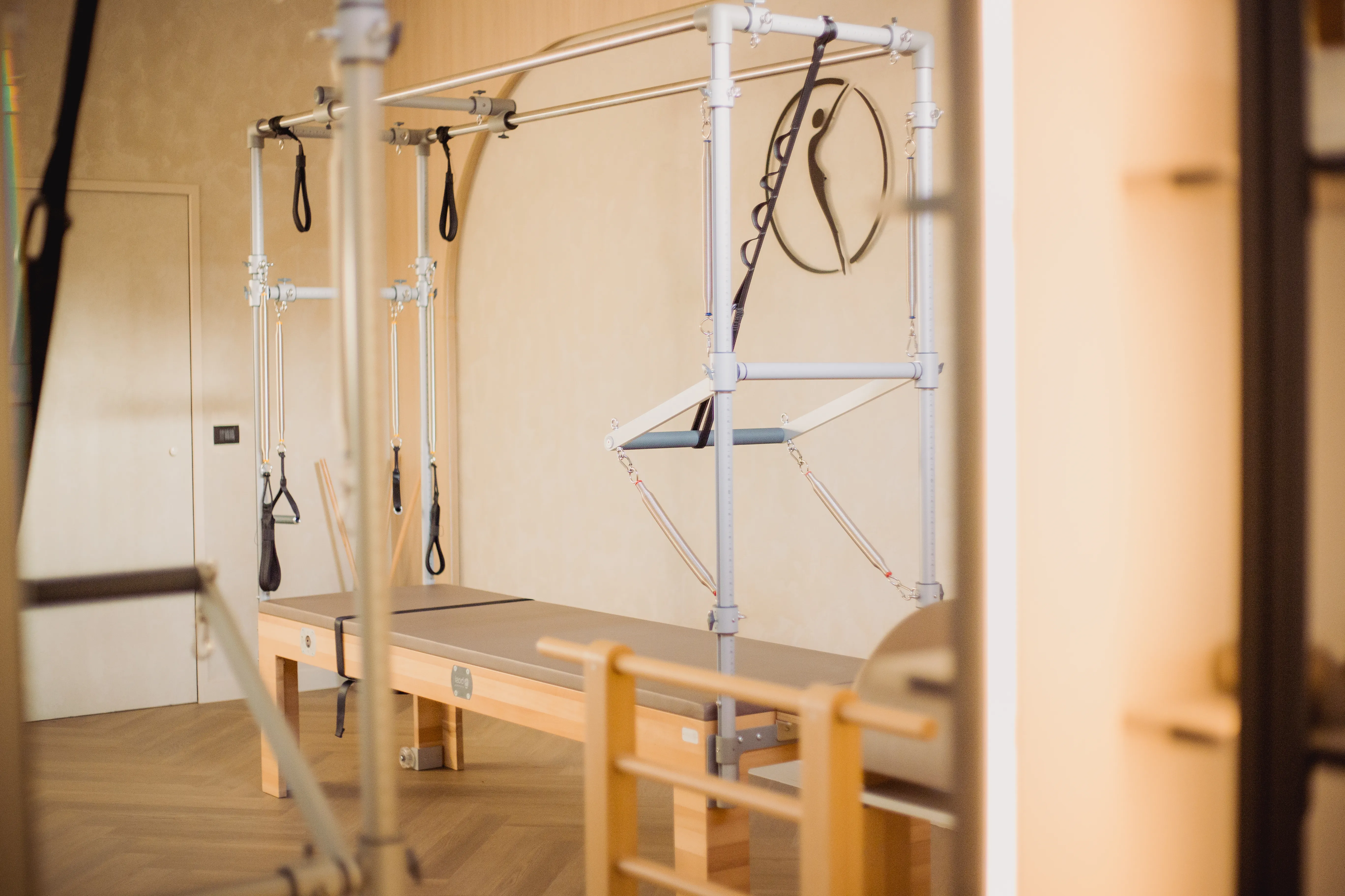 Blurred photograph from Pilates studio